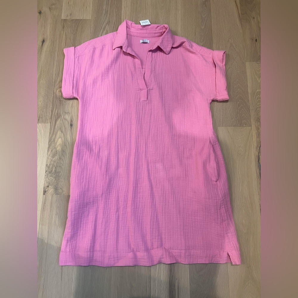 Jcrew Soft Gauze Tunic Dress